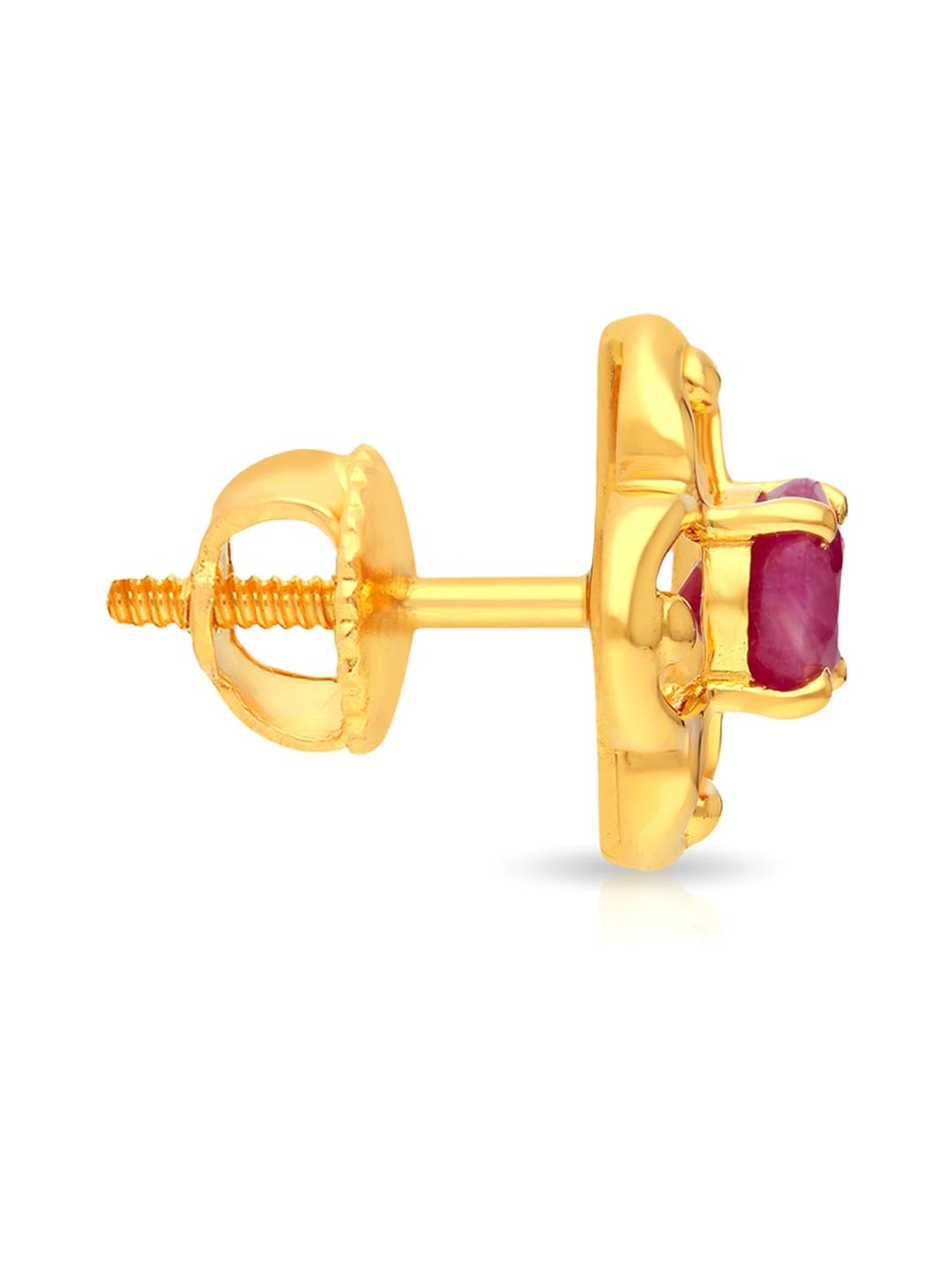 Malabar Gold and Diamonds 22k Gold Earrings for Women