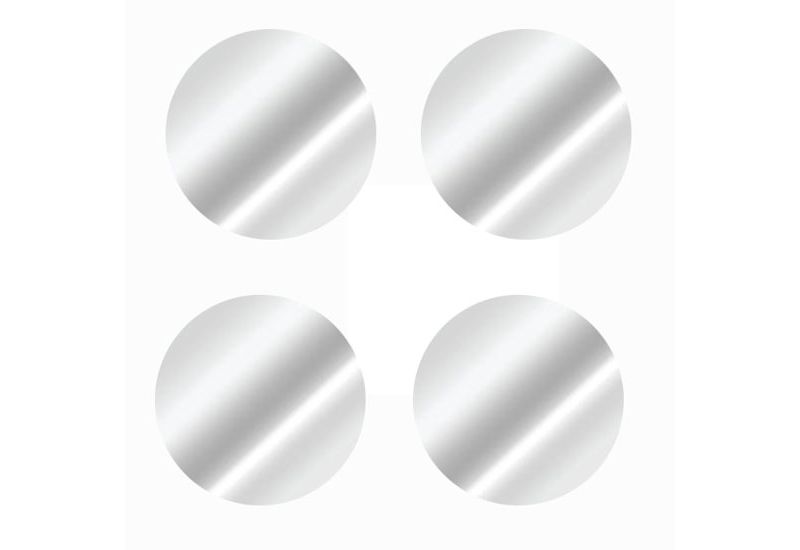 Ice Dots Silver Circle Wall Accent Stickers - Jonathan Adler..