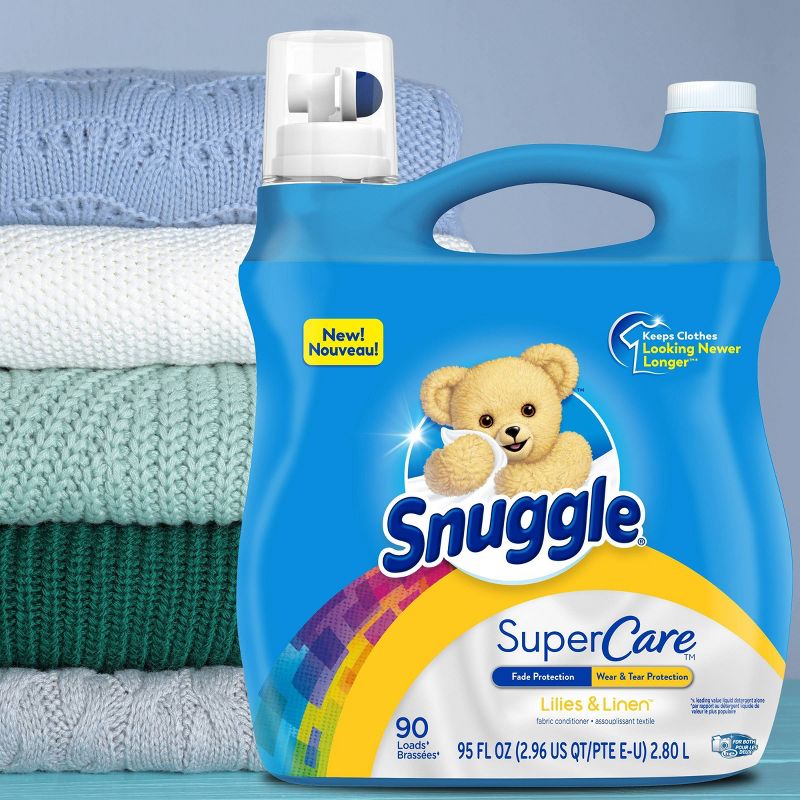 Snuggle Supercare Lilies & Linen Liquid Fabric Softener - 95 fl oz