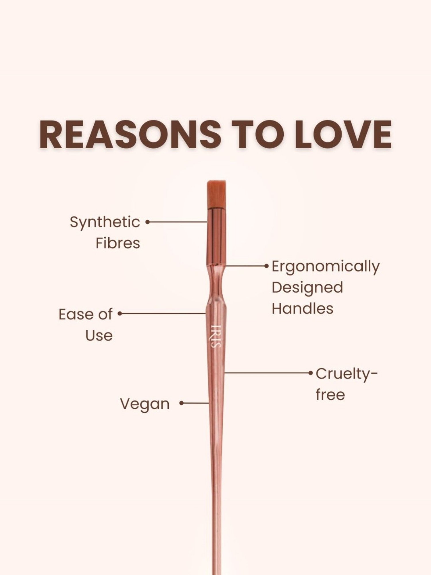 Iris Cosmetics Luminous HD Spot Concealer Brush