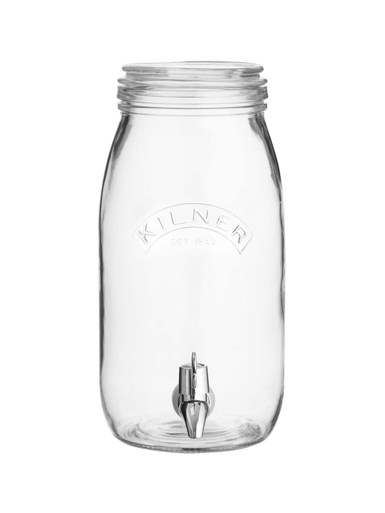 Kilner Transparent 14.5 cm Storage Jar With Dispensing Tap (3 L) - Set of 1