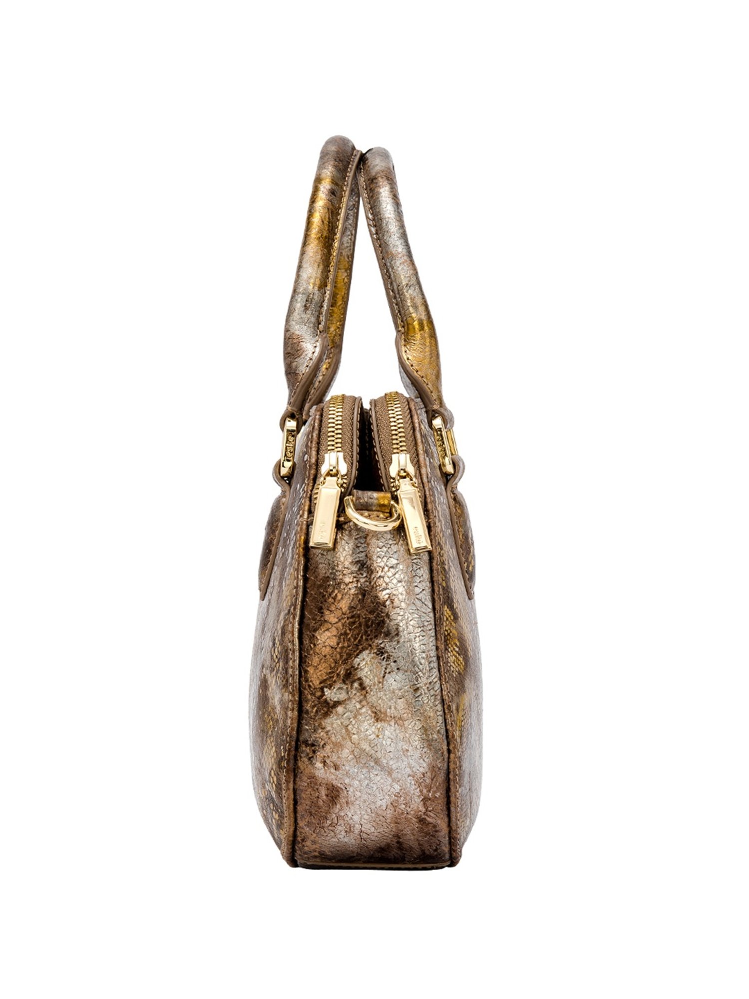 Eske Nela Golden Animal Effect Medium Handbag