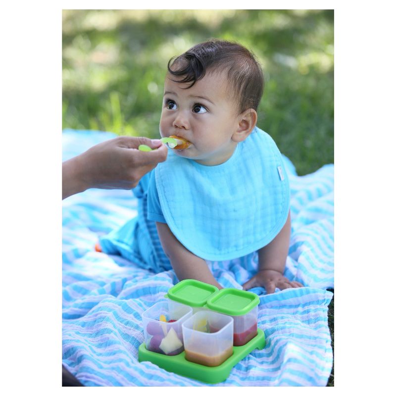 green sprouts Unbreakable Cubes for Fresh Baby Food 4oz 4pk - Green
