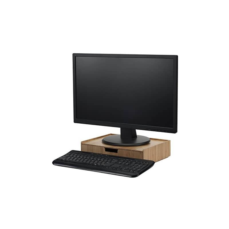 Drawer Large, Monitor Stand & Stackable Storage Solution for Office Products pens, Pencils, Scissors, notepads, Business Cards and More