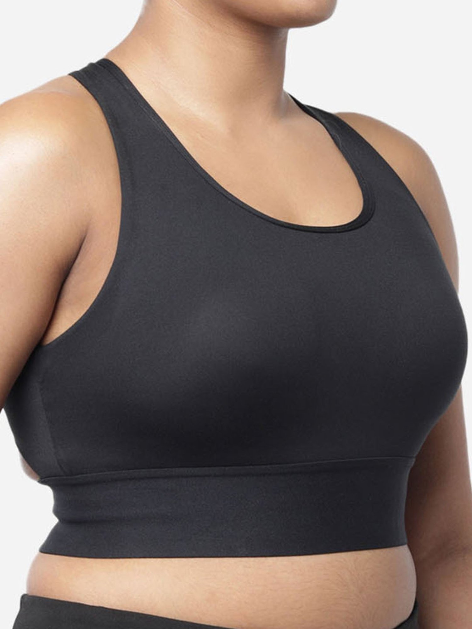 BlissClub Black Flex-It Moulded Sports Bra