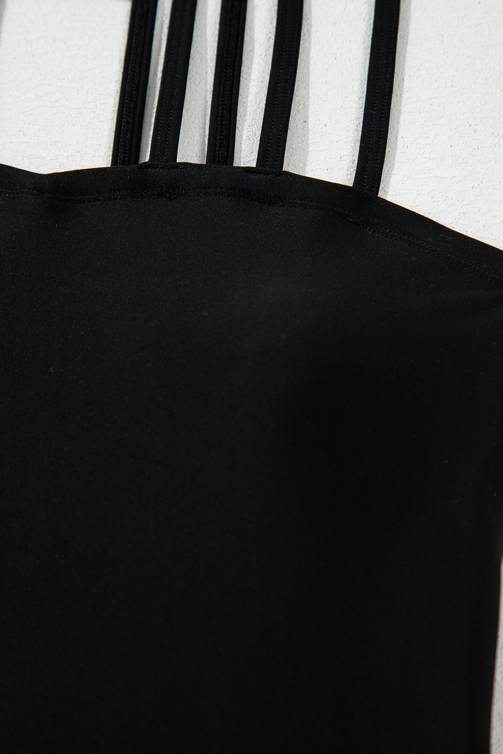 Black Plant Print Zip Front Half Sleeve One Piece Swimsuit