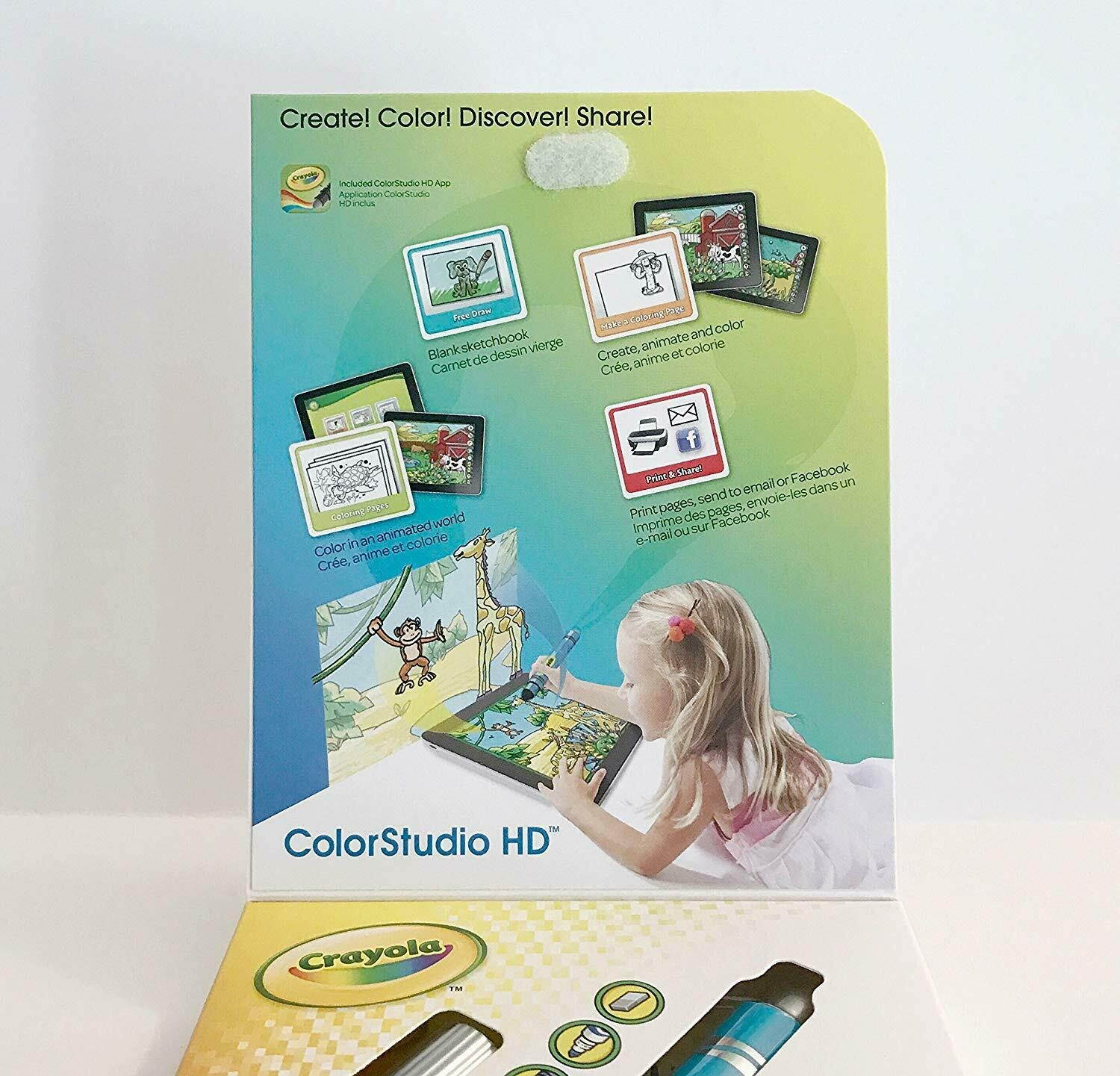 Crayola "  ColorStudio HD for Apple iPad " ANIMATED WORLD OF COLOR & DISCOVERY