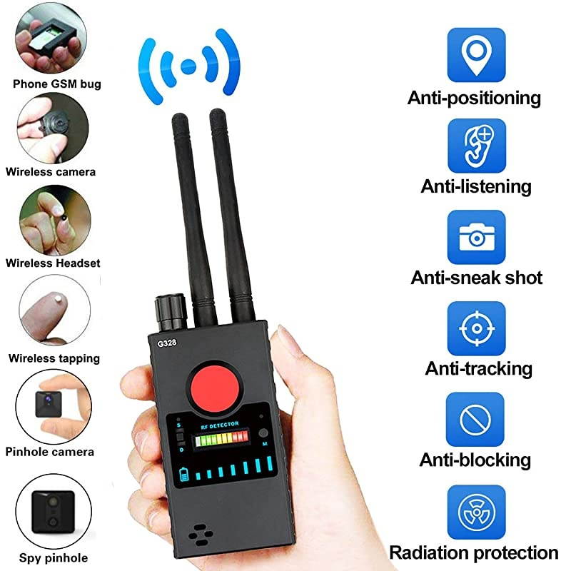 Camera Detector Wireless RF Signal DetectorGSM Audio Bug Finder GPS Tracker Detector
