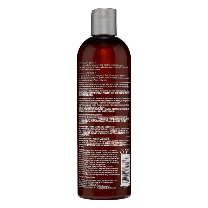 Hask Keratin Protein Smoothing Shampoo - 12 fl oz