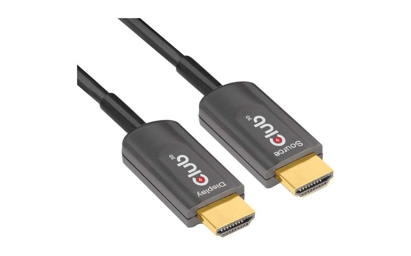 Club 3D HDMI AOC Cable 4K120Hz M/M 20m/65.6 ft - 65.62 ft HDMI A/V Cable for TV, Projector, Audio/Video Device