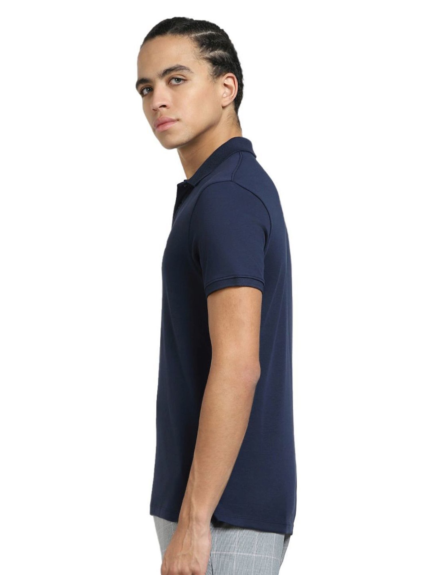 Levi's Pink Cotton Slim Fit Texture Henley T-Shirt