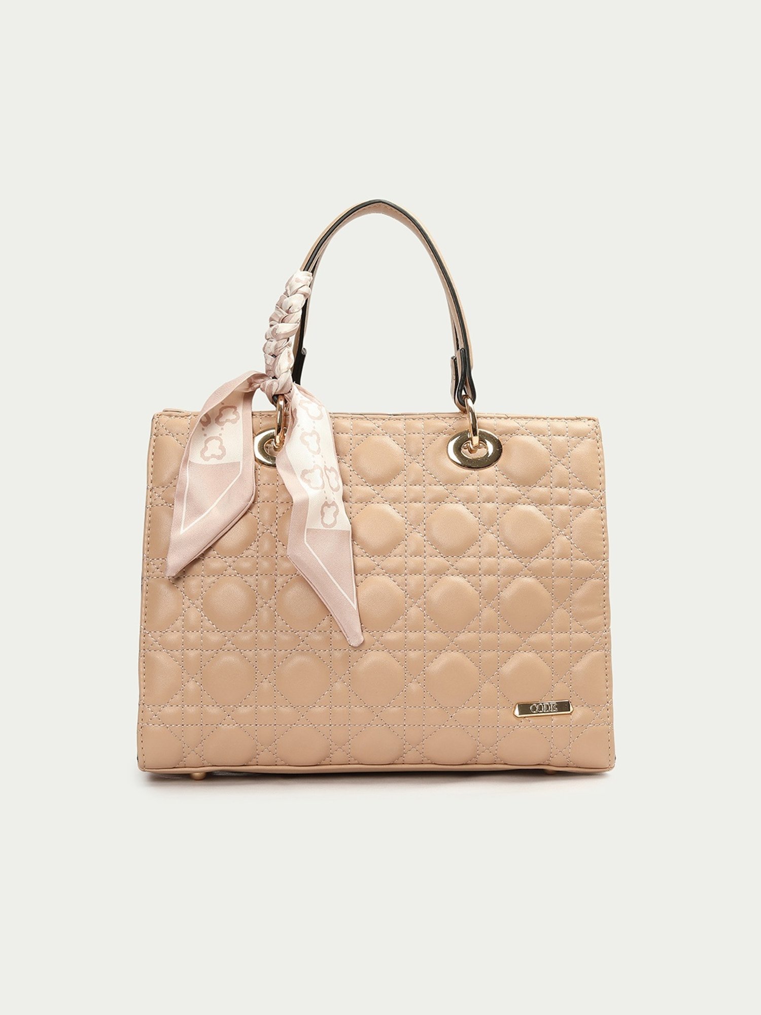 Code by Lifestyle Pink Textured Handbag