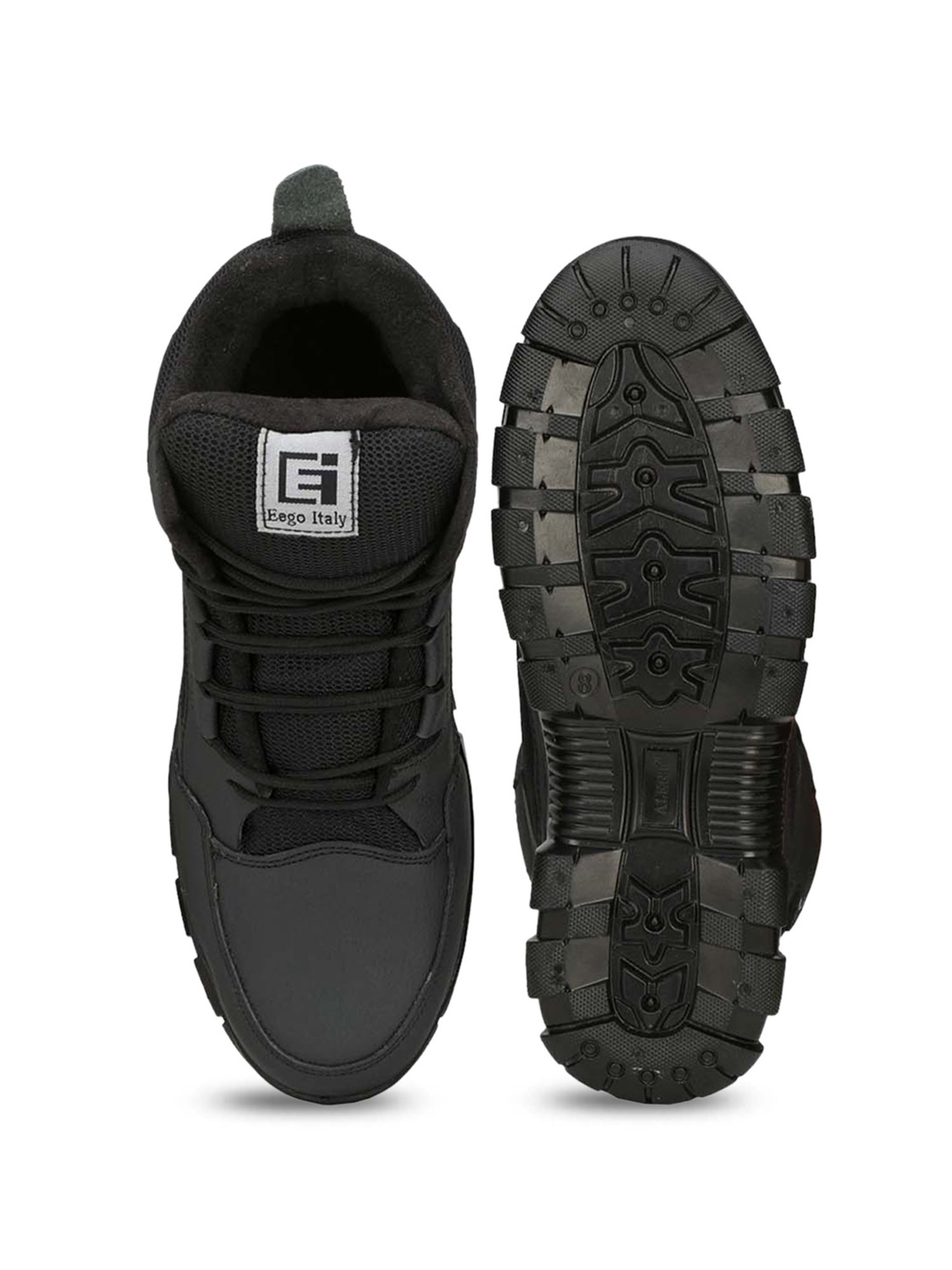 Eego Italy Men's Black Casual Boots