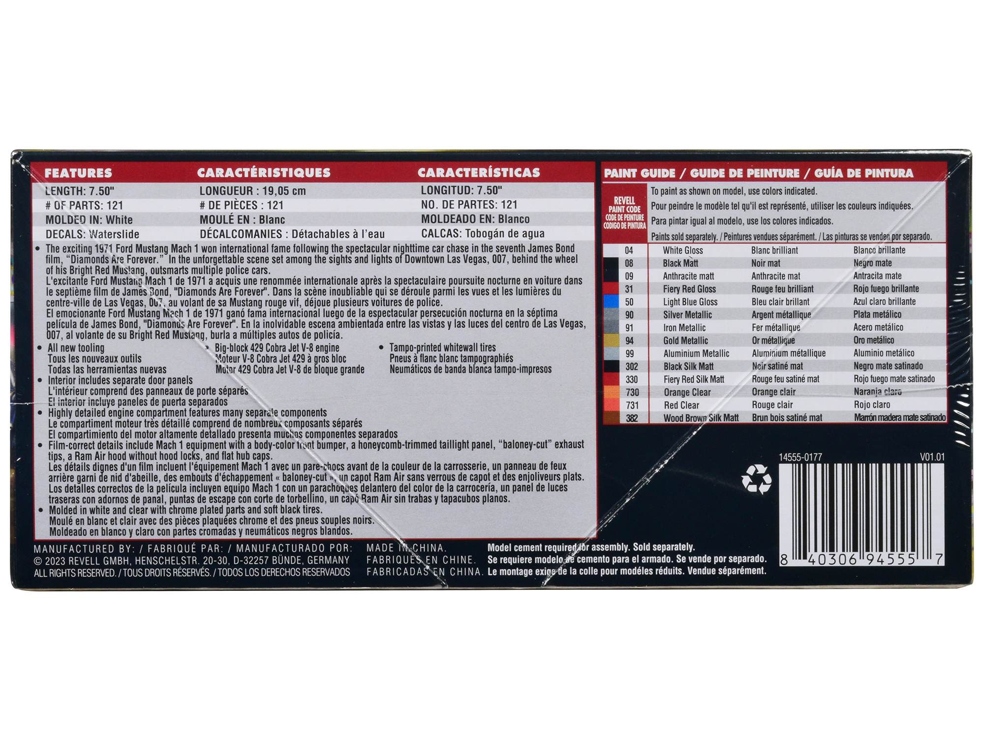 1960 Ford Ranch Wagon White 007 James Bond "From Russia With Love" (1963) Movie "Pop Culture" 2022 Release 2 1/64 Diecast Model Car by Johnny Lightning