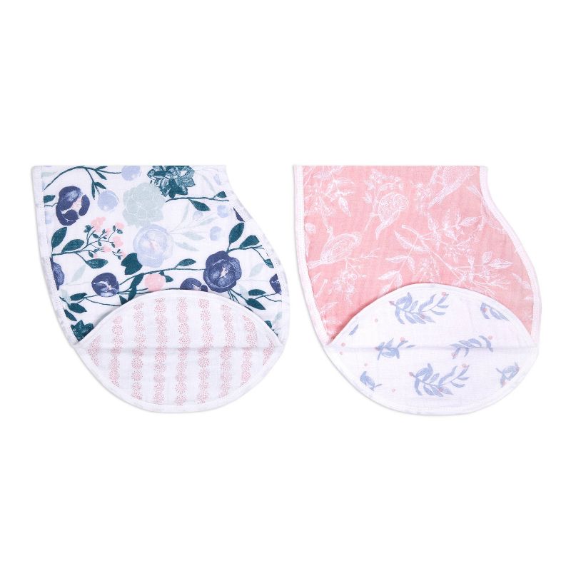 aden by aden + anais 2pk Essentials Bib - Flowers Bloom