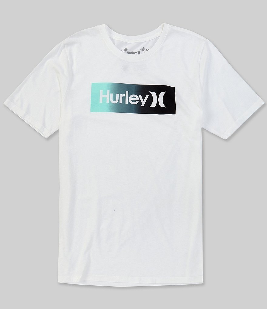 Hurley Short-Sleeve Everyday Boxed Gradient Graphic T-Shirt