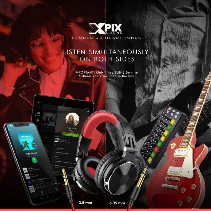 Hercules DJControl Inpulse 500 DJ Software Controller with XPIX Pro DJ Headphones, Dynamic Microphone, and Essential Cables