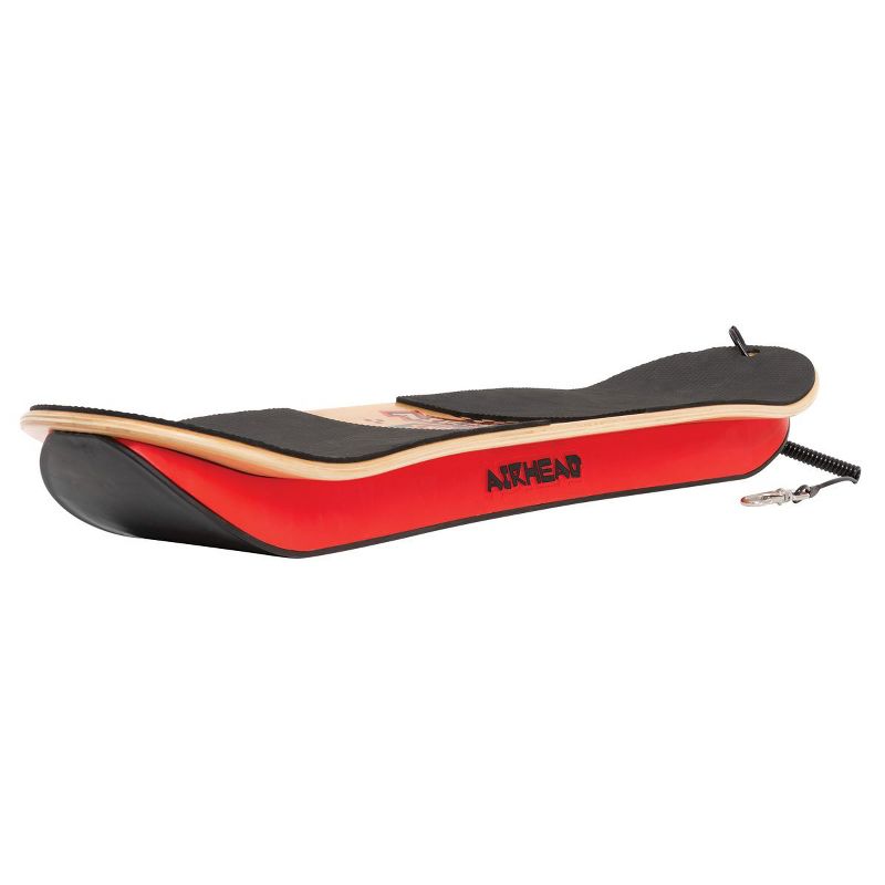 Airhead AHSS-04 Snow Rip Hard Wood 31 Inch Snow Skate Skateboard Snowboard, Red/Black