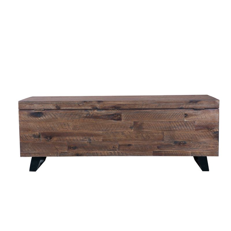 46" Steuben Storage Trunk Brown/Black - Summerland Home