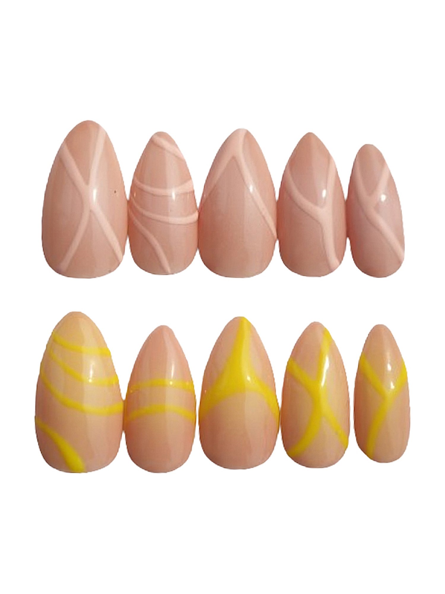 SOEZI Reusable Press On Nails Ready To Wear Kit - Sunkissed Sunburn