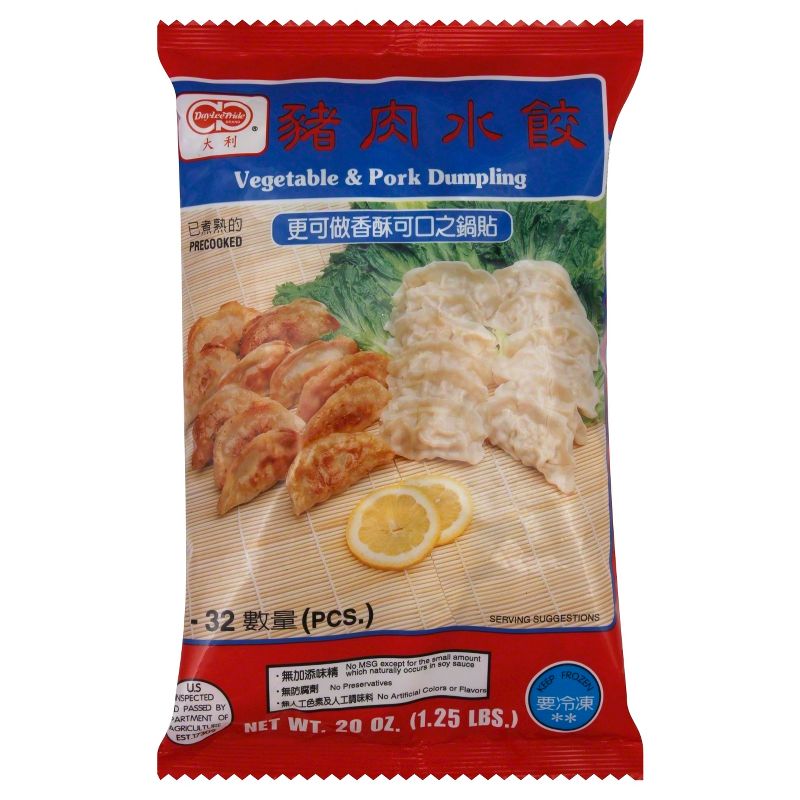 Dayleepride Vegetable Frozen Pork Gyoza - 20oz
