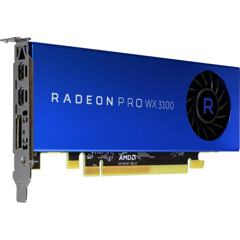 AMD Radeon Pro WX 3100 Graphic Card - 4 GB GDDR5 - 1.22 GHz Core - 128 bit Bus Width - DisplayPort