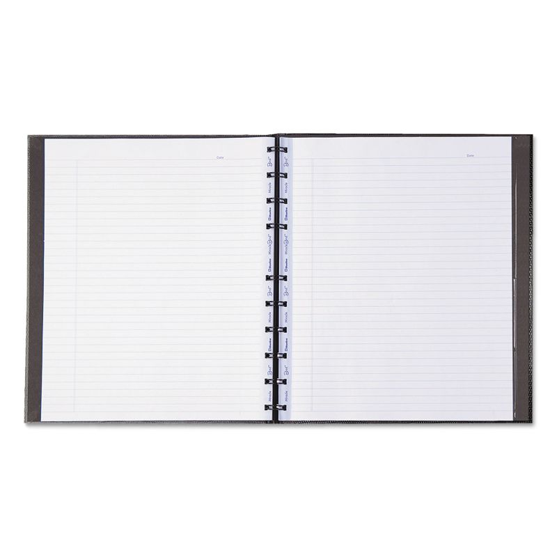 Blueline MiracleBind Notebook College/Margin 11 x 9 1/16 White Black Cover 75 Sheets AF1115081