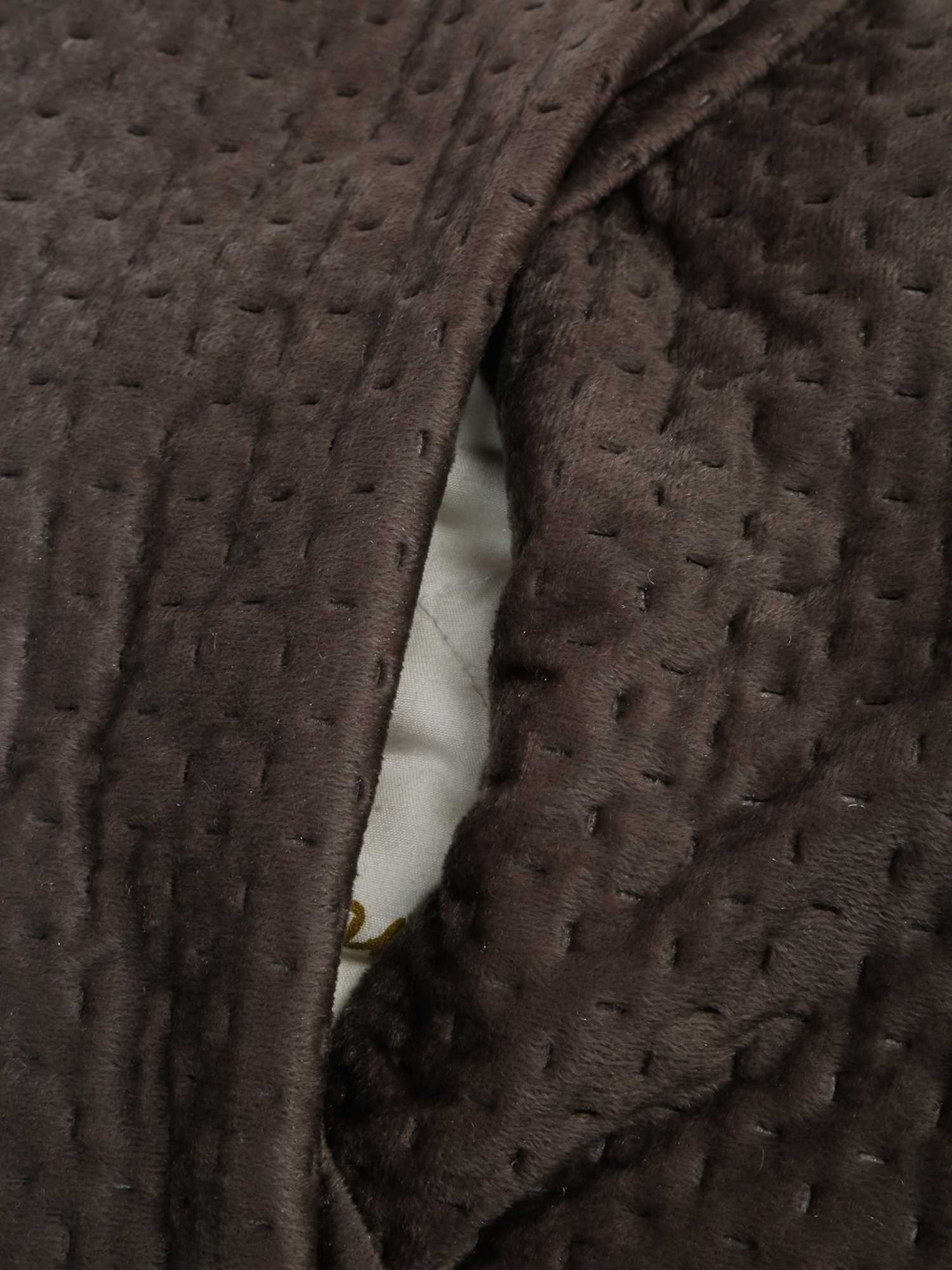 Stoa Paris White & Aqua Cotton 200 TC Pillow Cover - Set of 1