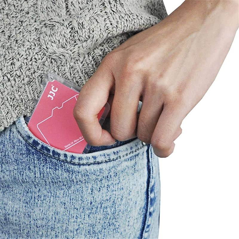 Slots Memory Card Case Holder Storage Organizer for Micro SD Cards Slim UltraThin Credit Card Size Lightweight Portable TF MSD Memory Card Storage