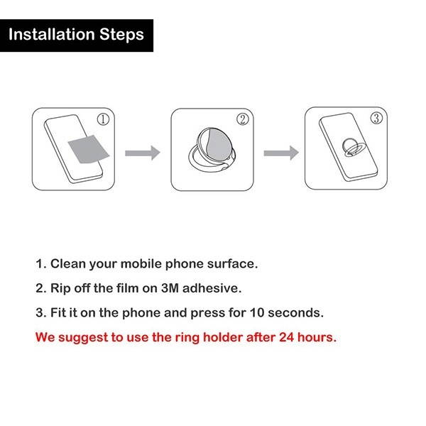 Smart Loop Universal Smartphone Ring Holder & Stand - Marble Green