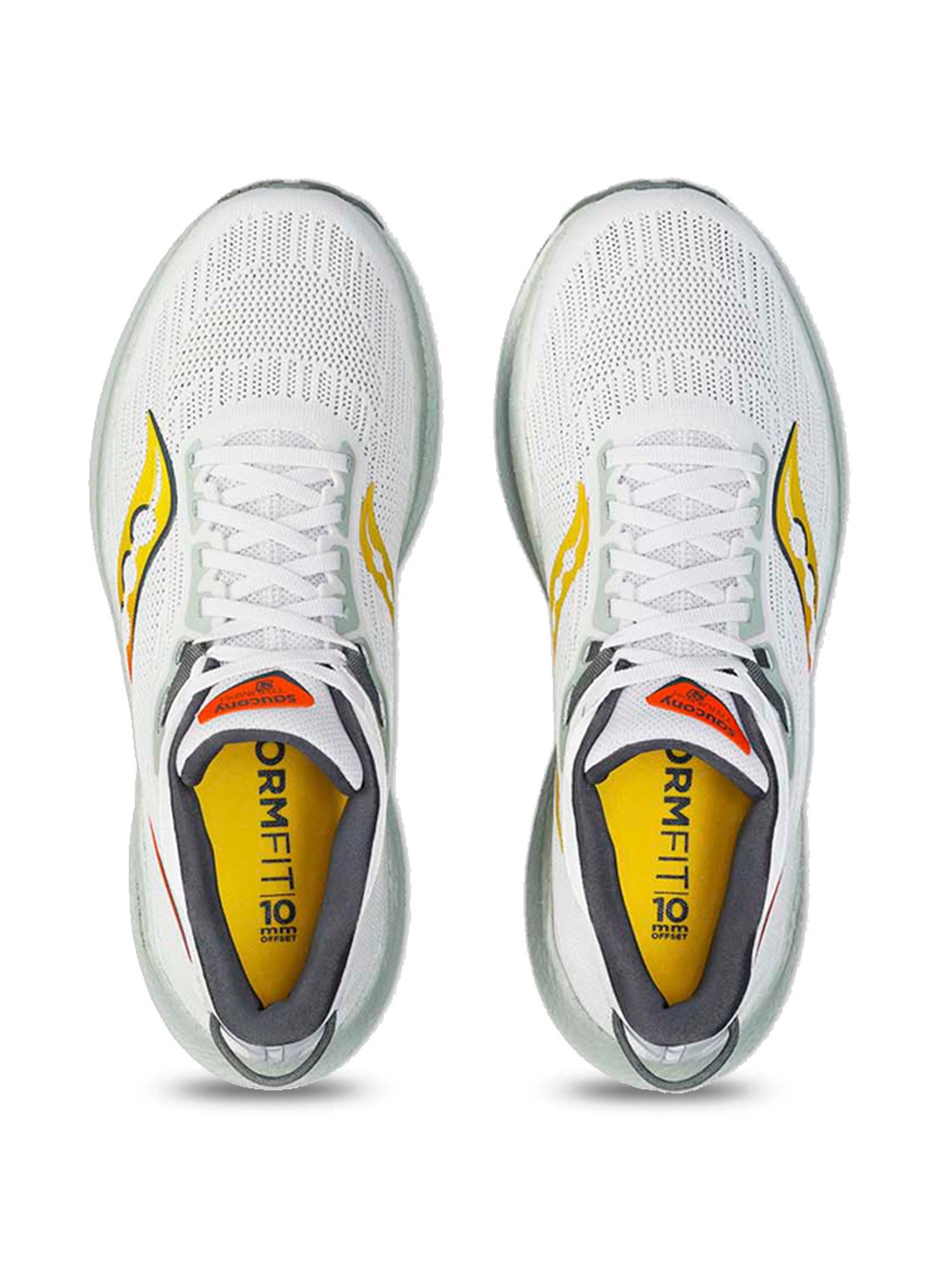 Saucony Men's Triumph 21 Off White Running Shoes