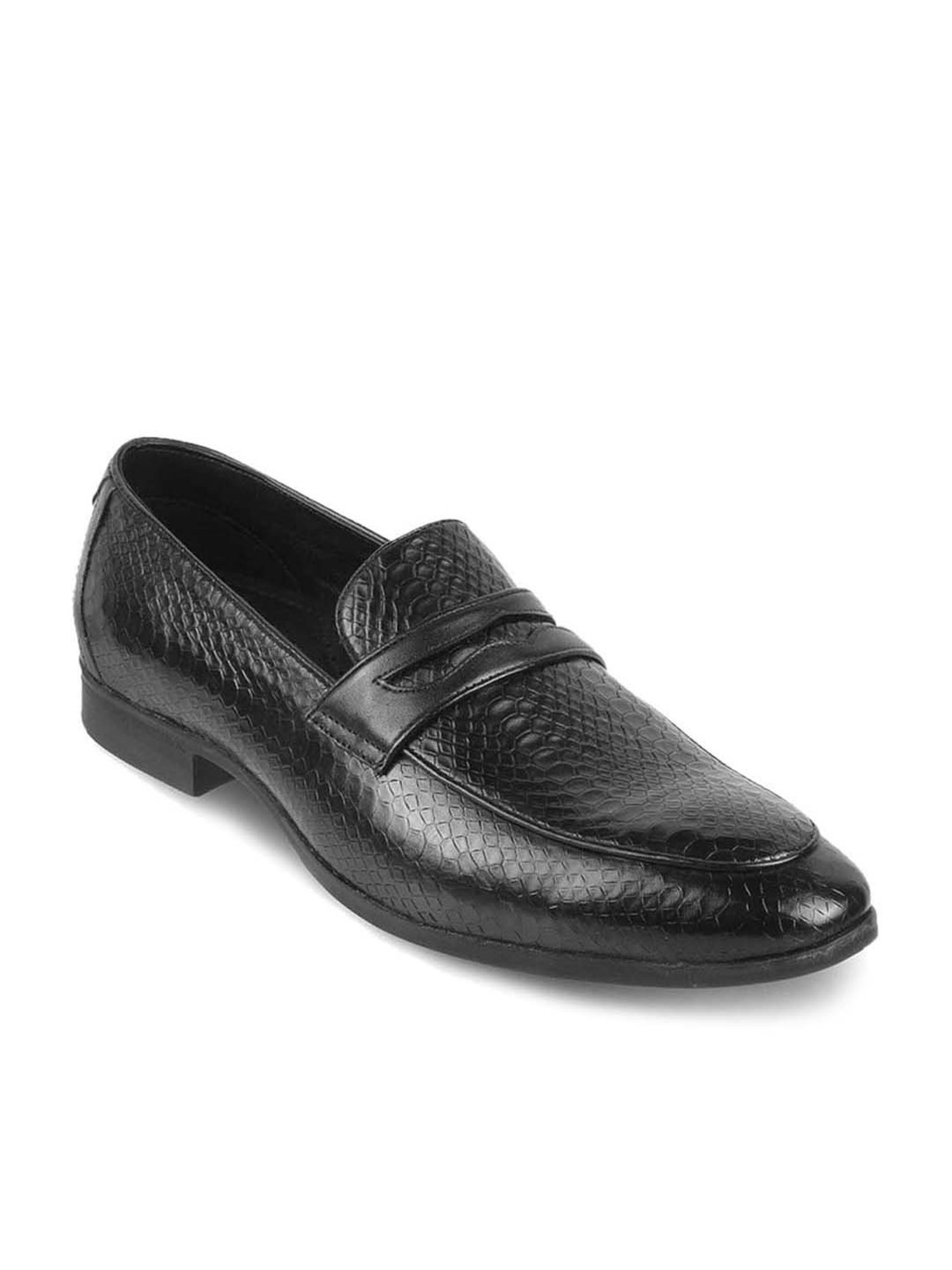 Tresmode Men's Black Formal Loafers