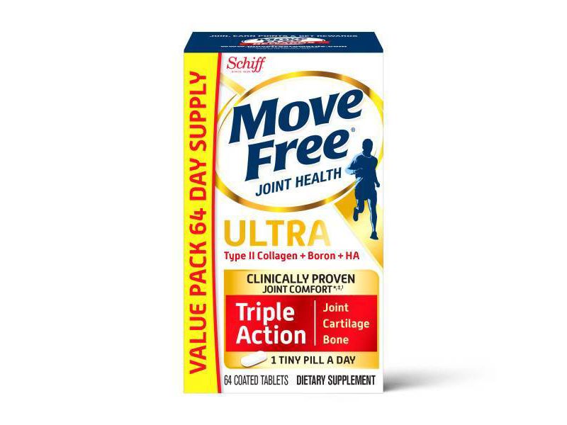 Move Free Ultra UCII Capsule Value Pack with Calcium and Collagen - 64ct