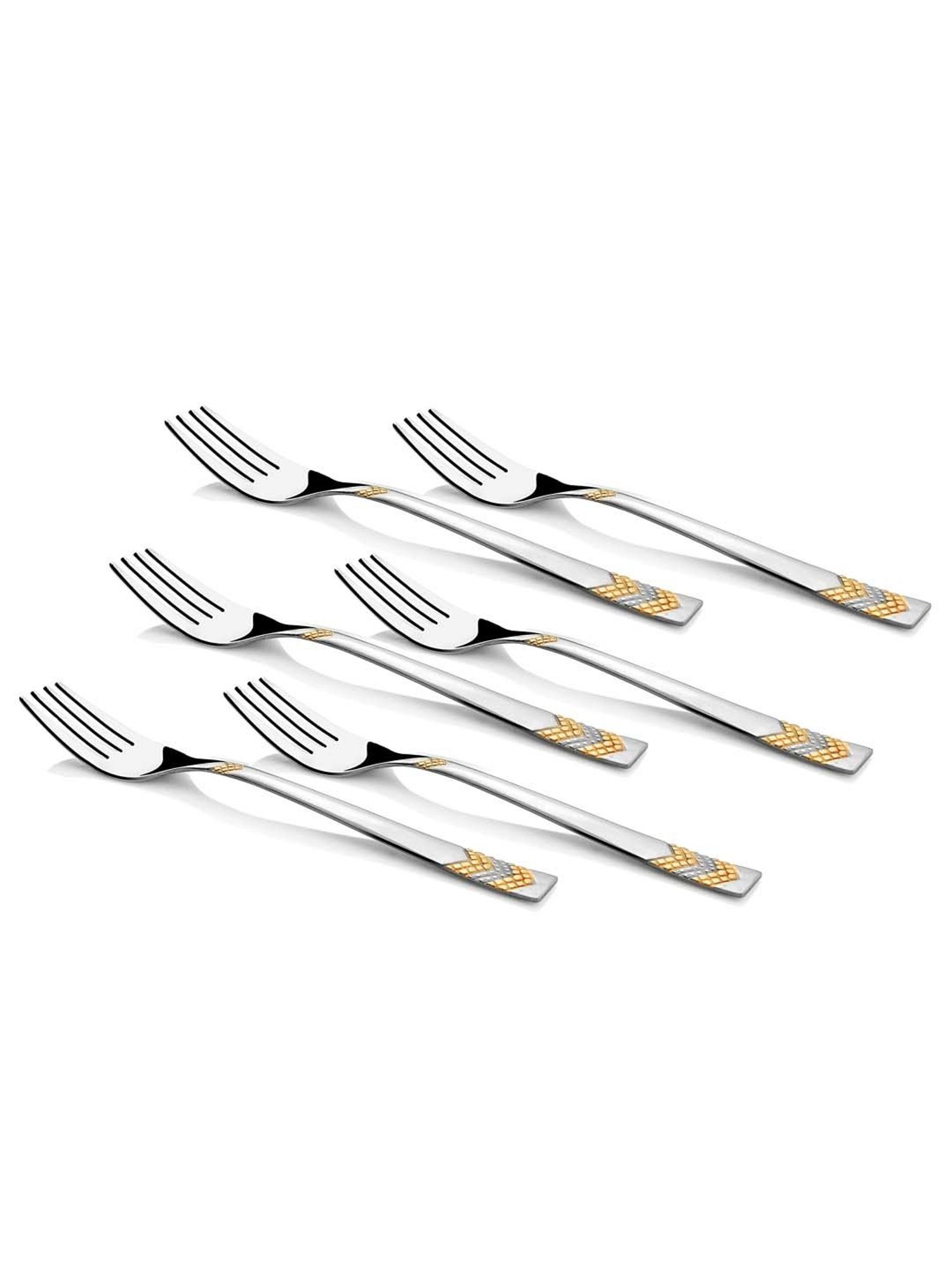 BlackCarrot Stainless Steel Fork Set of 3