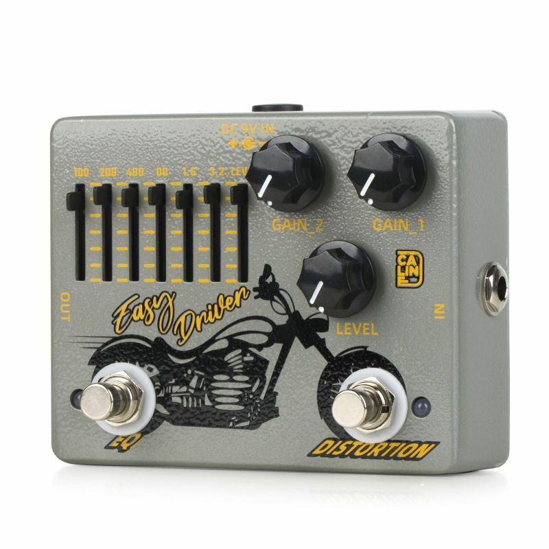 CALINE DCP-04 EASY DRIVER Distortion + EQ 2-in-1 Pedal!