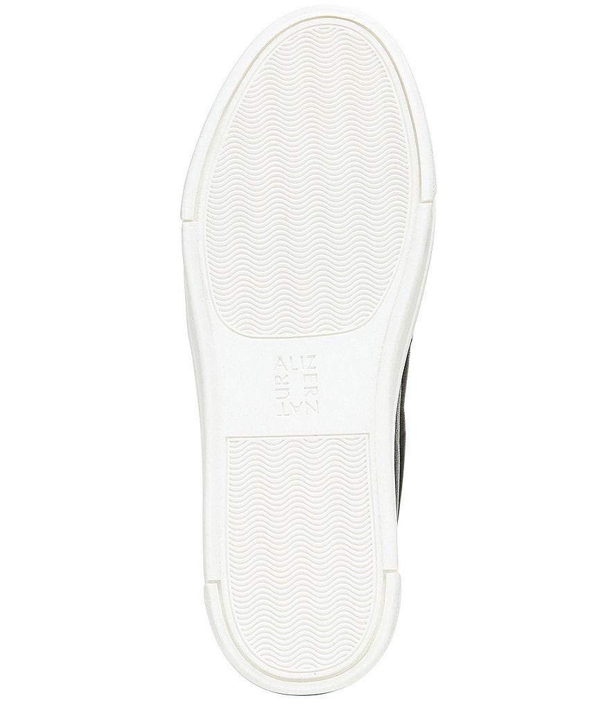 DKNY Eli Leather Logo Hardware Strap Loafers