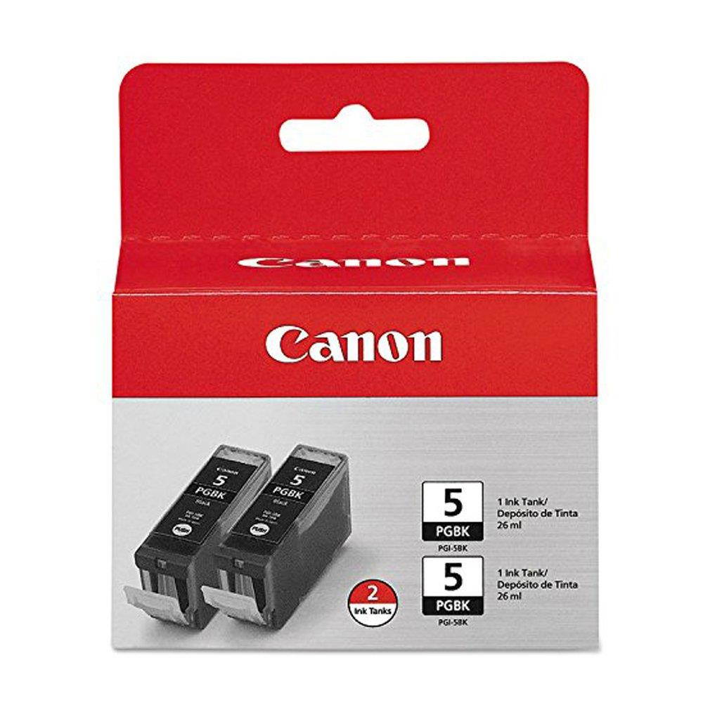 Canon iP4300 (PGI-5BK) Black Ink Cartridge Dual Pack Standard Yield