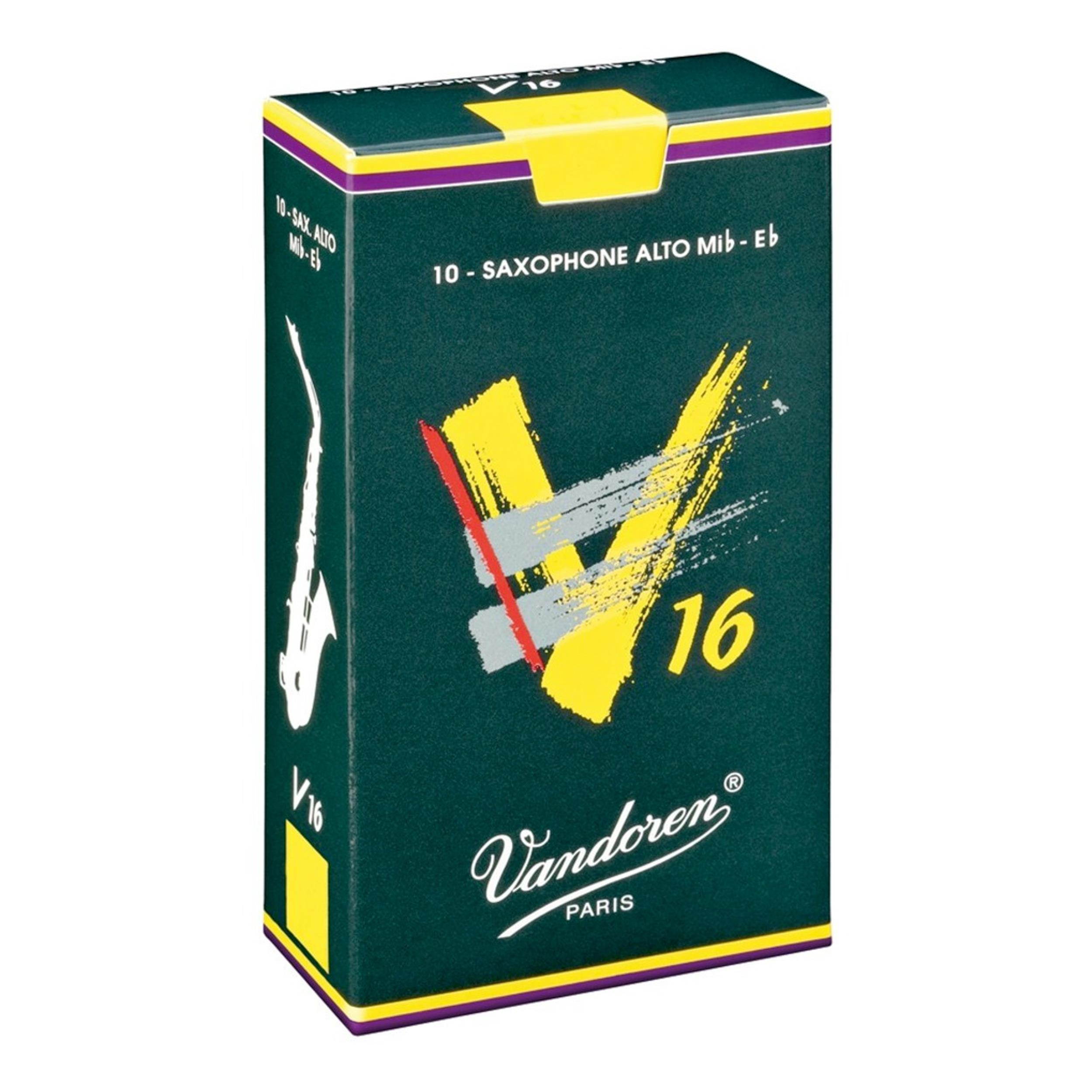 Vandoren 10 Alto Saxophone V16 #2.5 Reeds