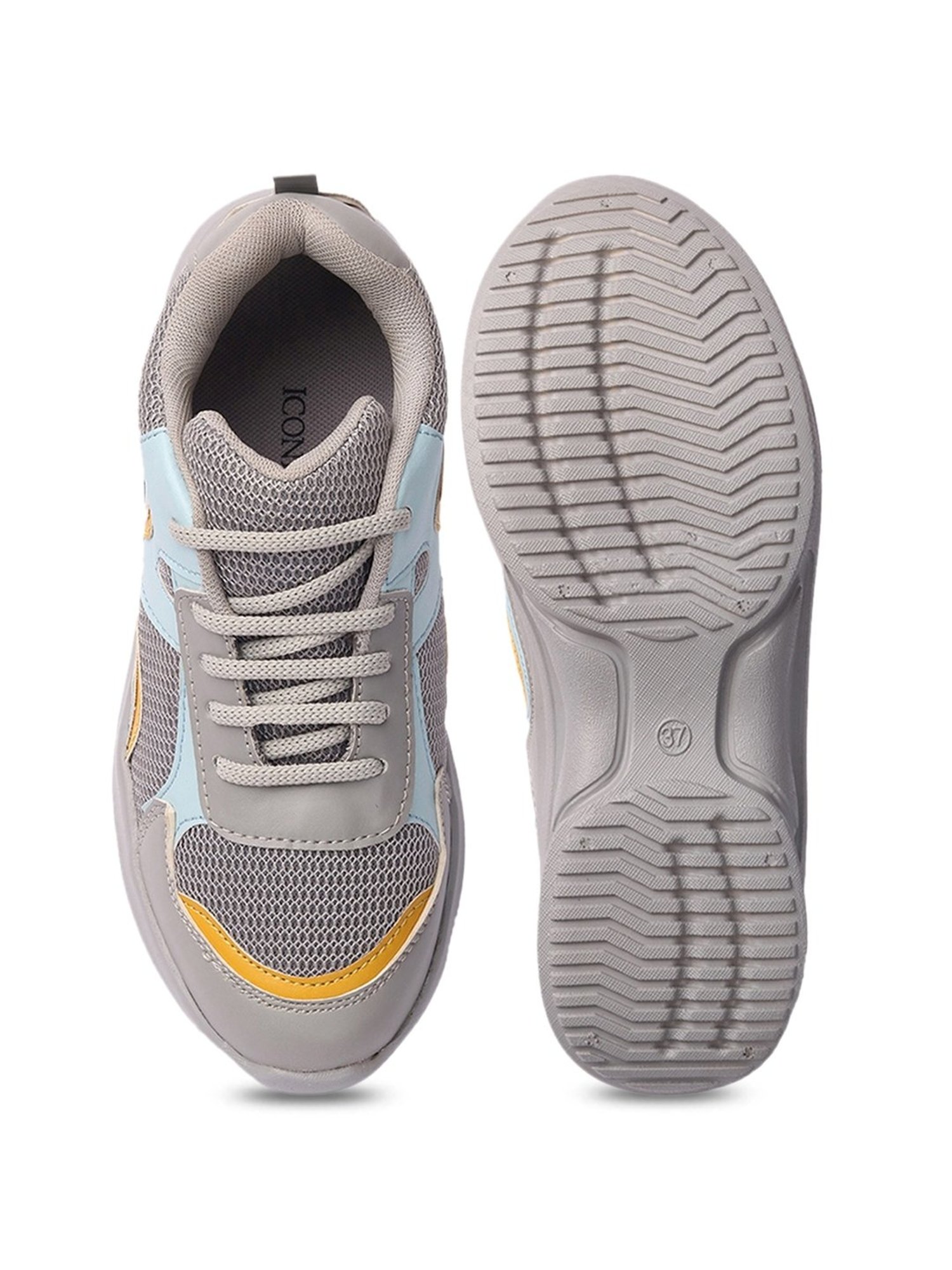 Iconics Women's Grey Running Shoes