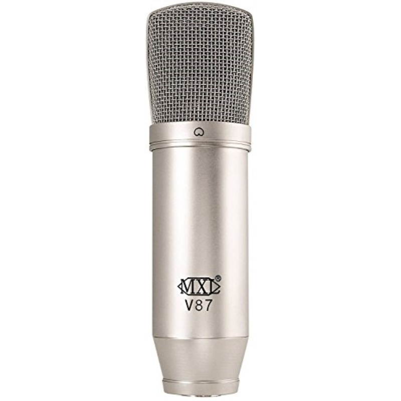 MXL V87 Low Noise Condenser Mic w/ Shockmount & Pop Filter