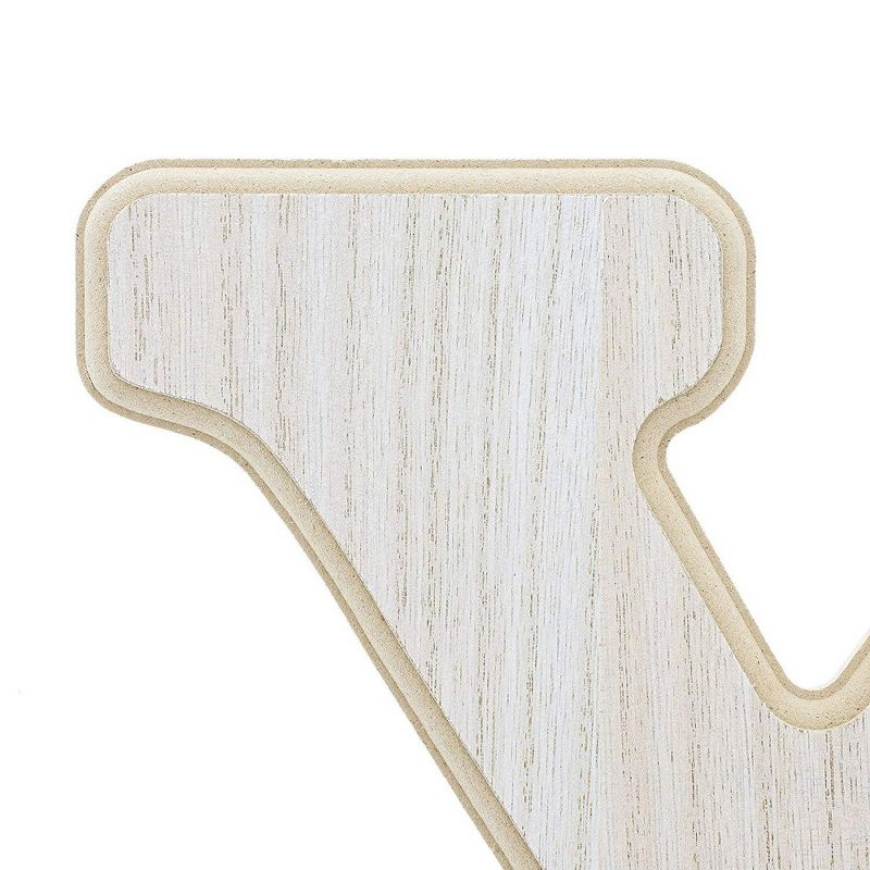 Genie Crafts Unfinished Wood 12-Inch Decorative Letters X Alphabet for DIY Crafts & Home Wall Decor