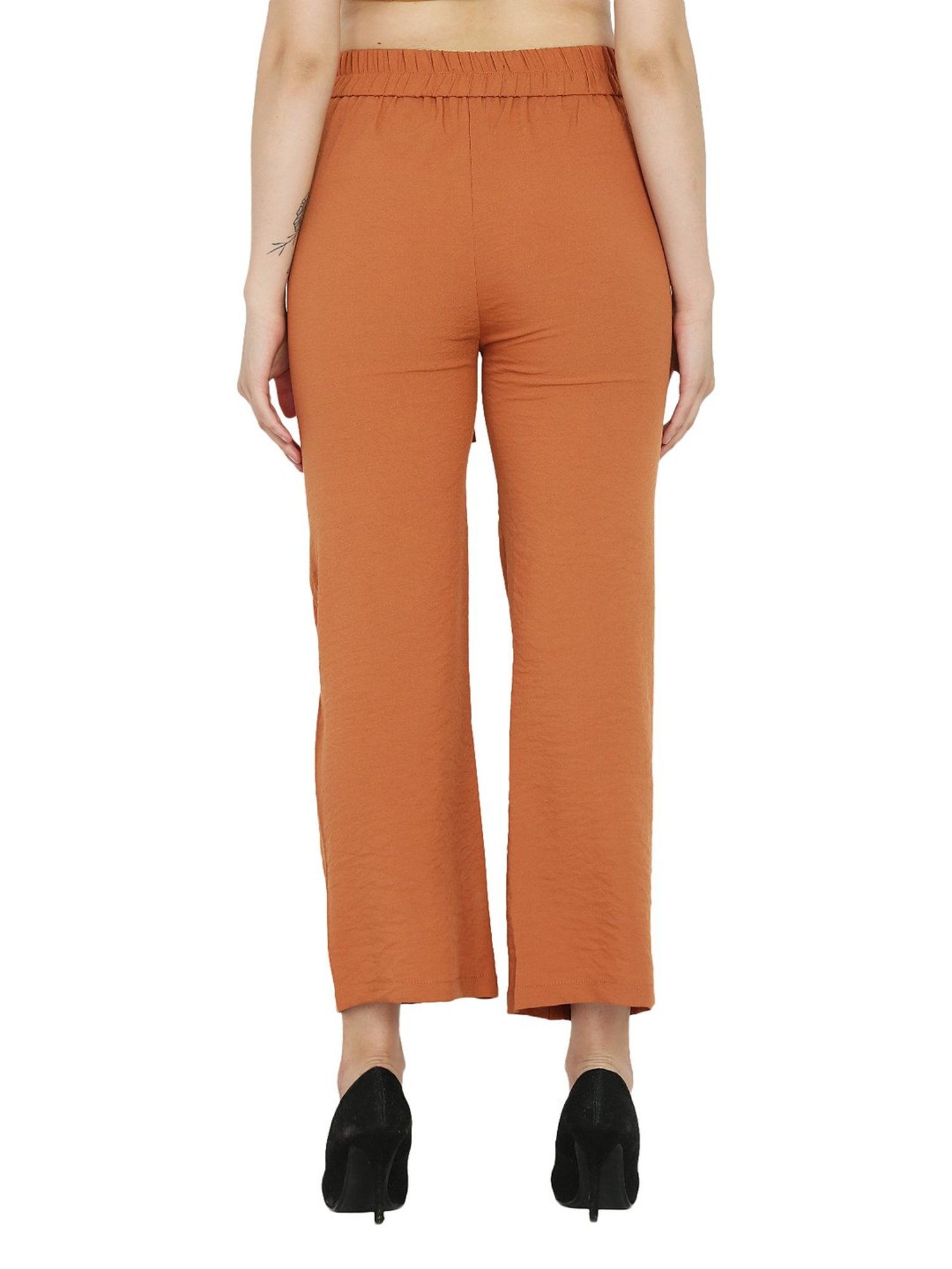 Westwood Rust Cotton Culottes