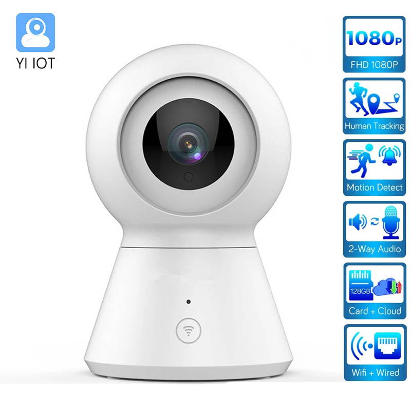 YI IOT Smart IP Camera 1080p Pan/Zoom Wifi Camera Auto Tracking Wireless Home Security CCTV Surveillance Baby Monitor