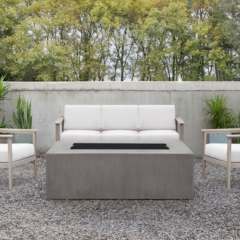 Caraga Rectangle Aluminum Lid Black - Jensen Co.