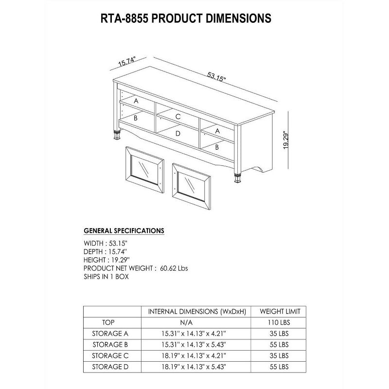 Tv Stand Techni Mobili Gray