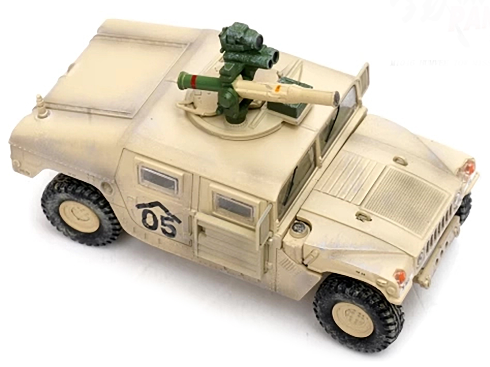 M1046 HUMVEE Tow Missile Carrier Desert Camouflage "E Troop 9th Regiment 2nd Brigade Combat Team 3rd Infantry Division (Mechanized) Iraq" (2003) "Military Miniature" Series 1/64 Diecast Model by Panzerkampf