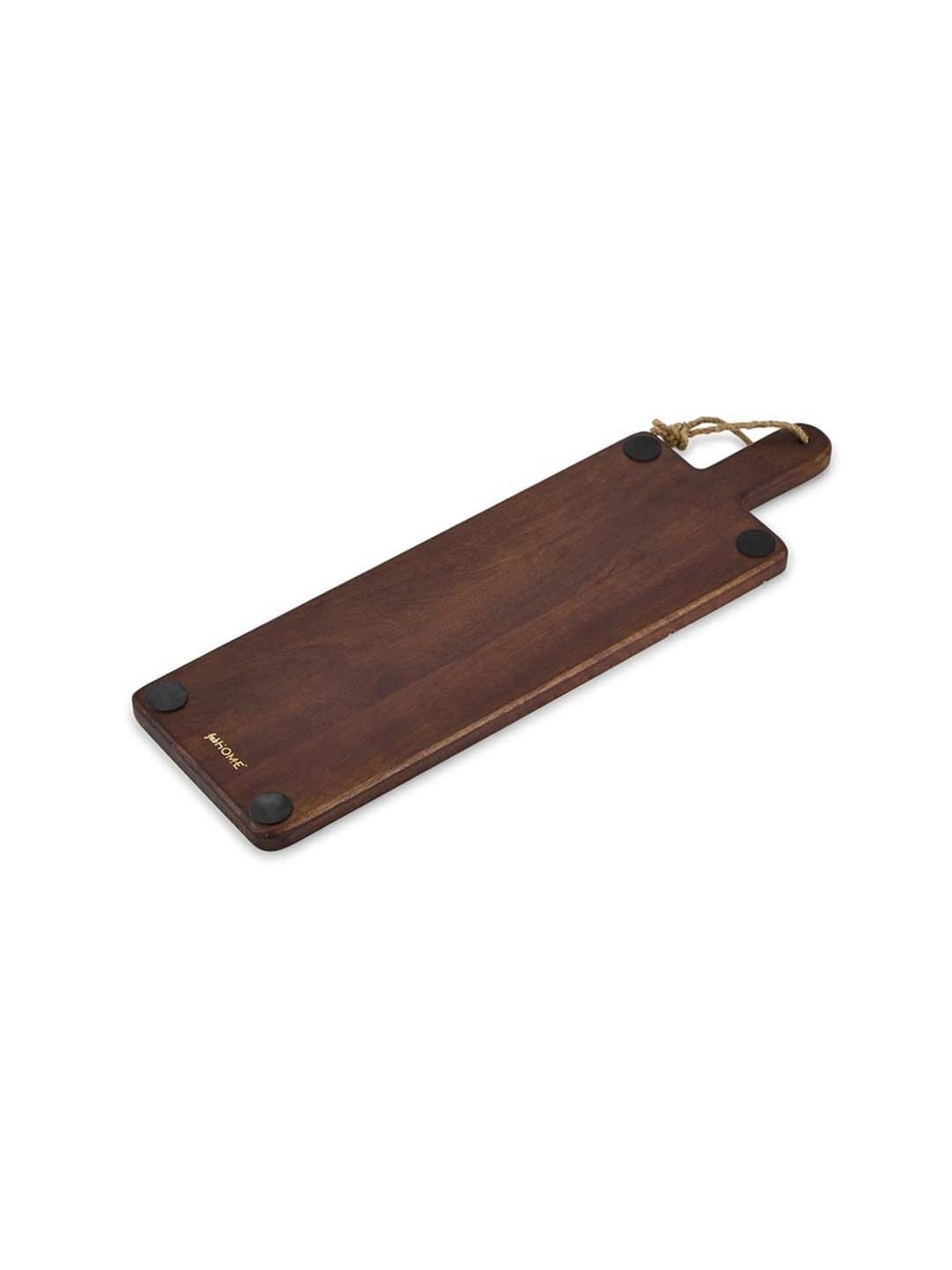 Fabindia Earth Files Brown Wood Small Enamelled Platter