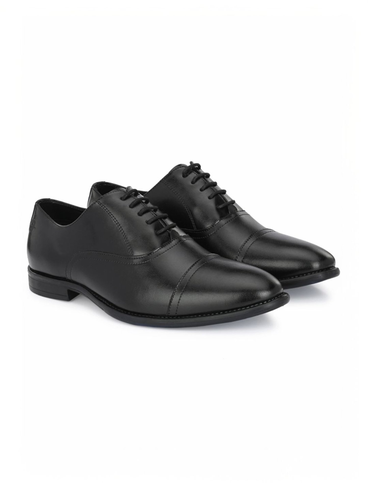 Alberto Torresi Men's Black Oxford Shoes