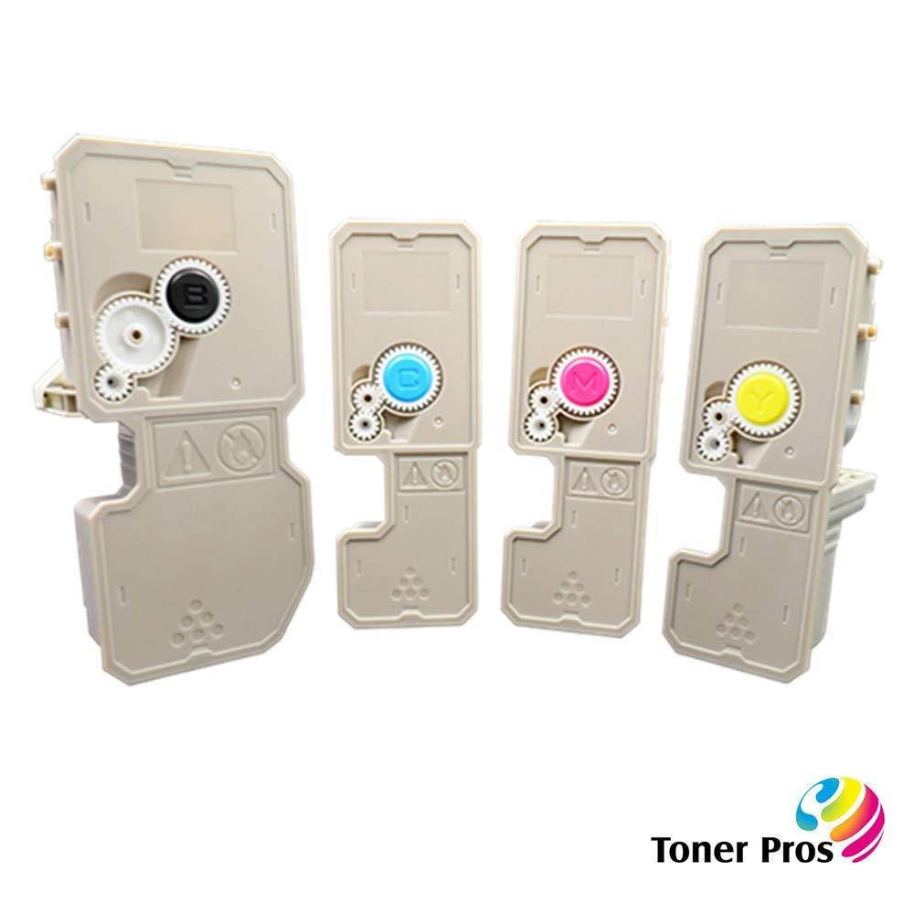 Toner Pros (TM) Compatible Toner [Limited Edition Design] Kyocera ECOSYS P5021cdn P5021cdw M5521cdn M5521cdw (4-Color-Pack: TK-5232K, TK-5232C, TK-5232M, TK-5232Y) Black 2,600 & Colors 2,200 Pages