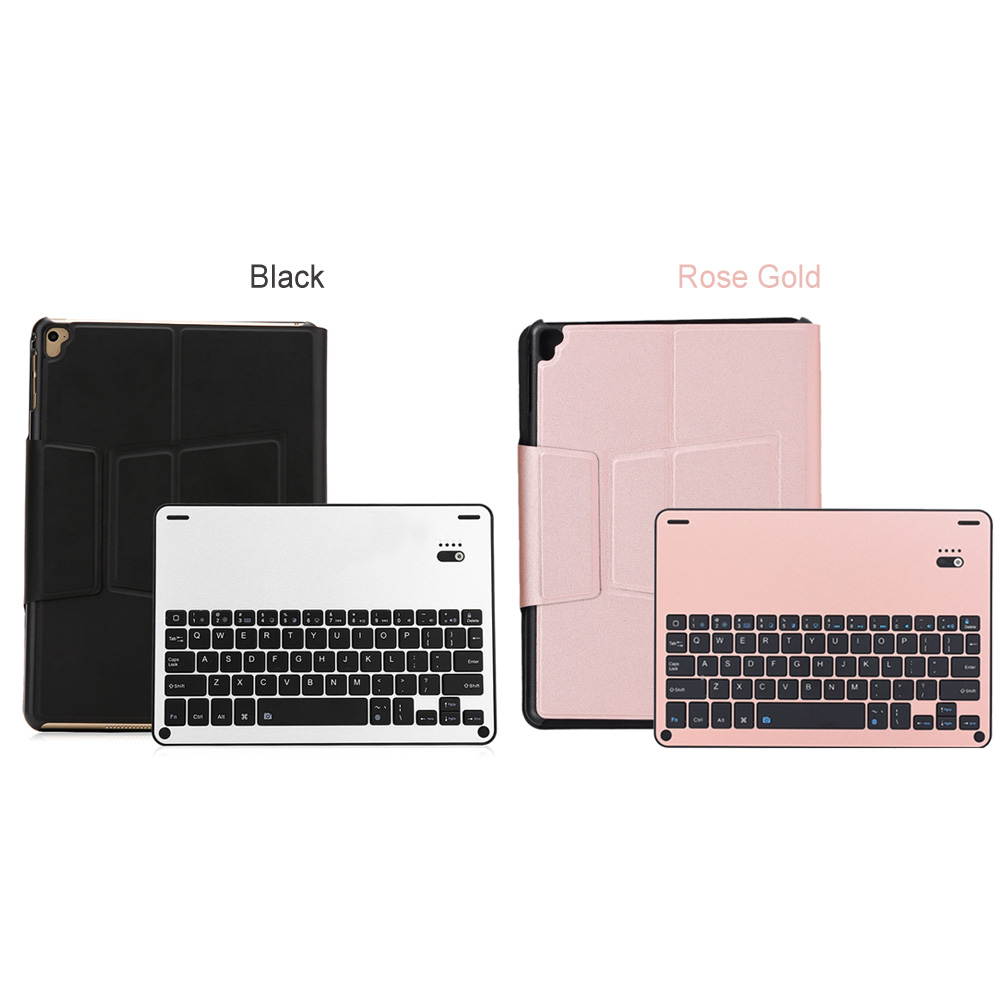 XD-105L Bluetooth Tablets Keyboard Wireless 64 Keys Keyboard with Leather Case for IOS System ipad air1/ ipad air2/ipad pro 9.7